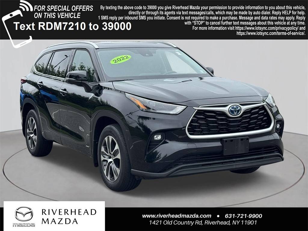 2022 Toyota Highlander Hybrid XLE — SUV — 31,105 mi — Riverhead, NY