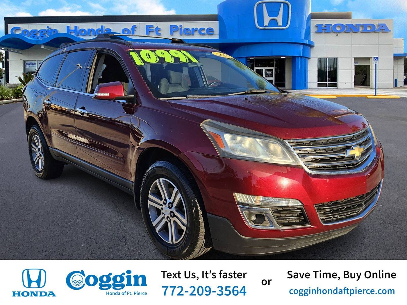 2015 Chevrolet Traverse LT — SUV — 125,895 mi — Fort Pierce, FL