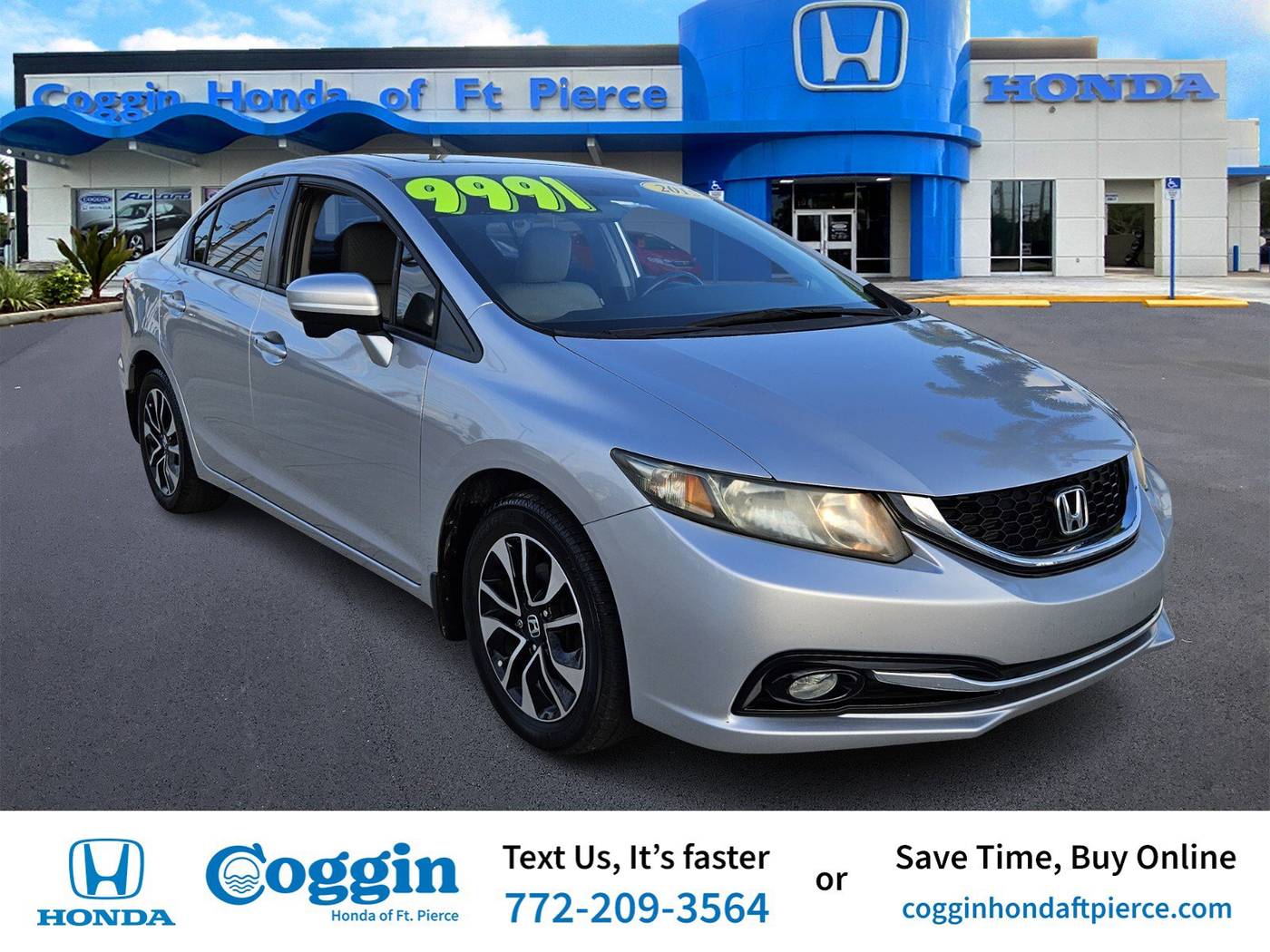 2015 Honda Civic EX — Sedan — 164,530 mi — Fort Pierce, FL