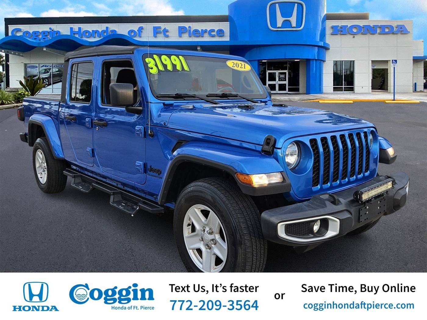 2021 Jeep Gladiator Sport S — Pickup Truck — 37,746 mi — Fort Pierce, FL