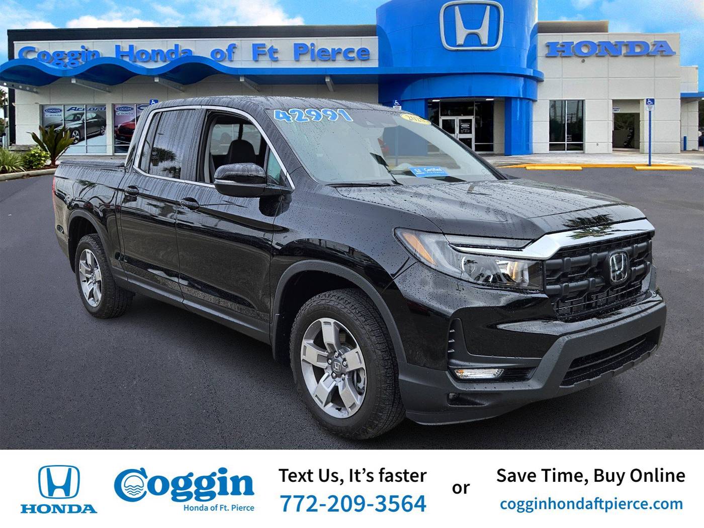 2025 Honda Ridgeline RTL — Pickup Truck — 861 mi — Fort Pierce, FL