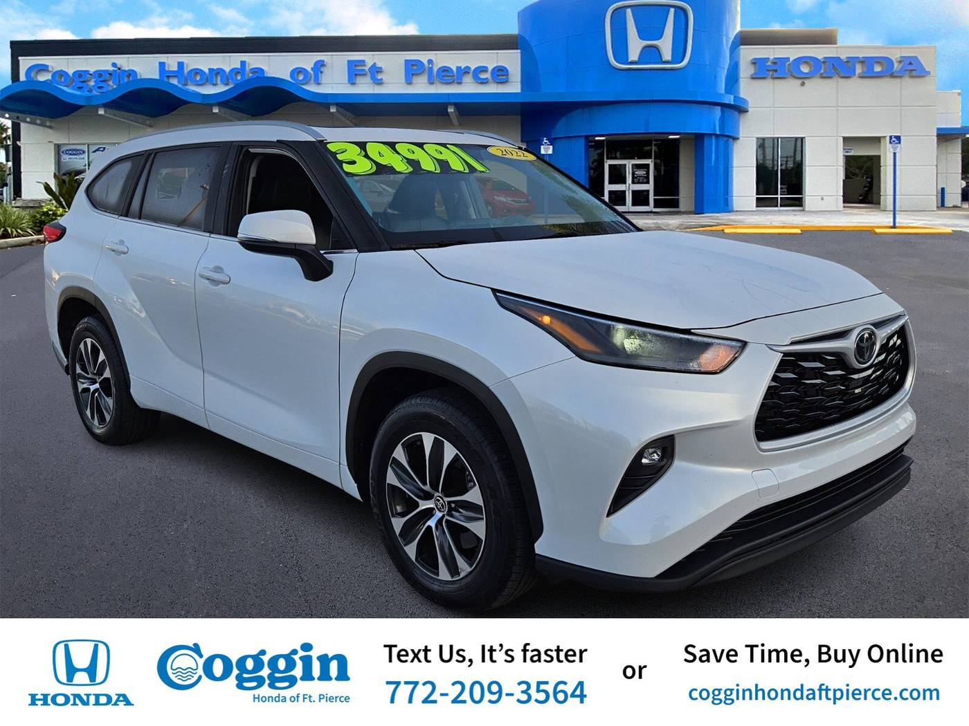 2022 Toyota Highlander XLE — SUV — 45,557 mi — Fort Pierce, FL