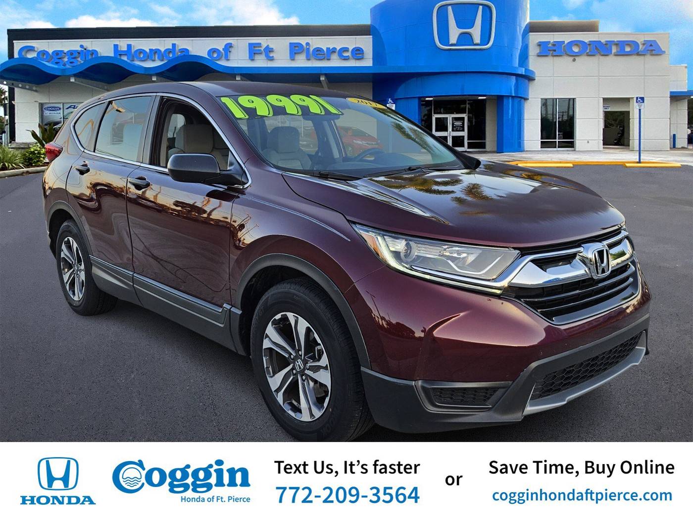 2017 Honda CR-V LX — SUV — 67,682 mi — Fort Pierce, FL