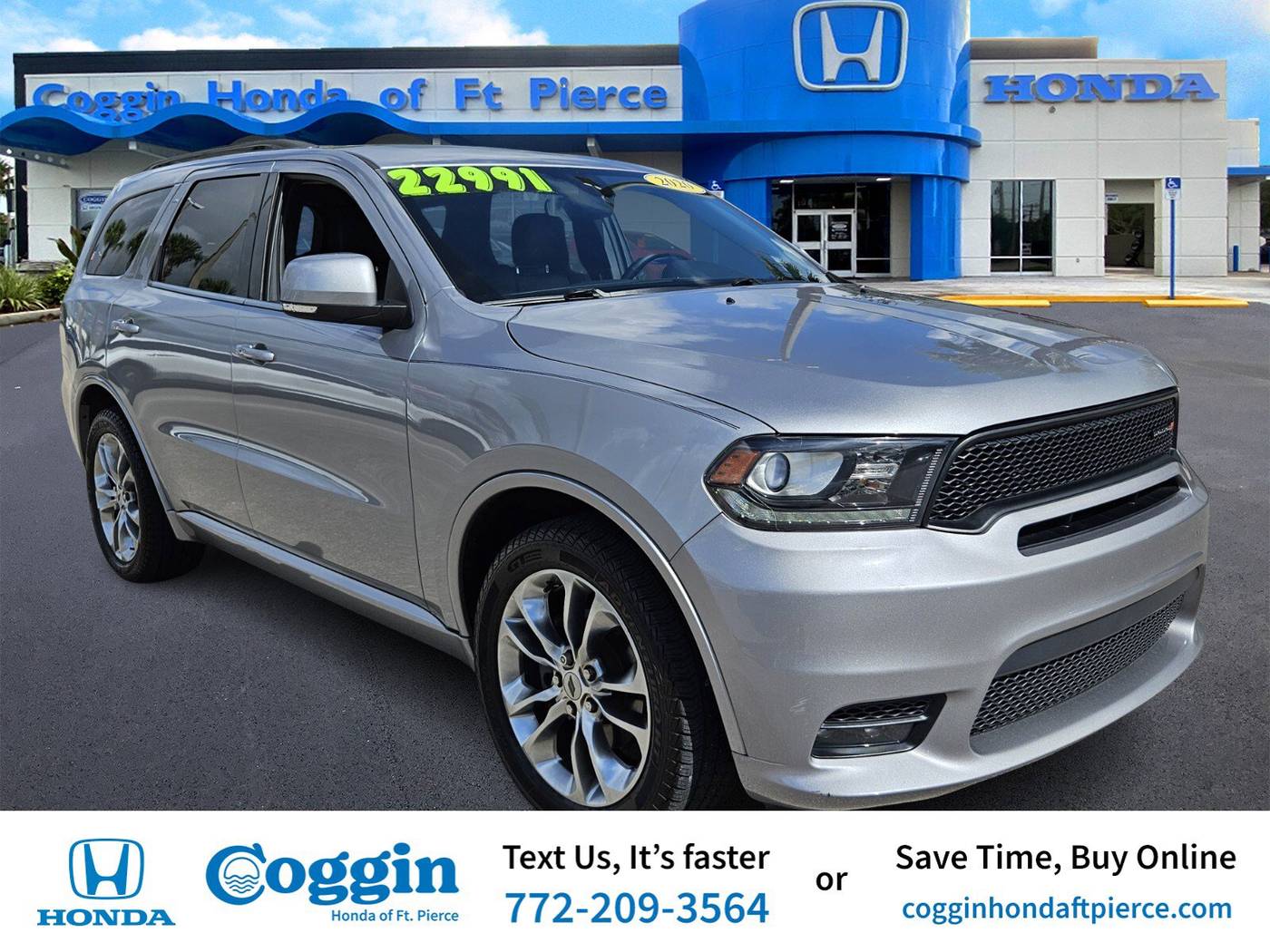 2020 Dodge Durango GT Plus — SUV — 79,350 mi — Fort Pierce, FL
