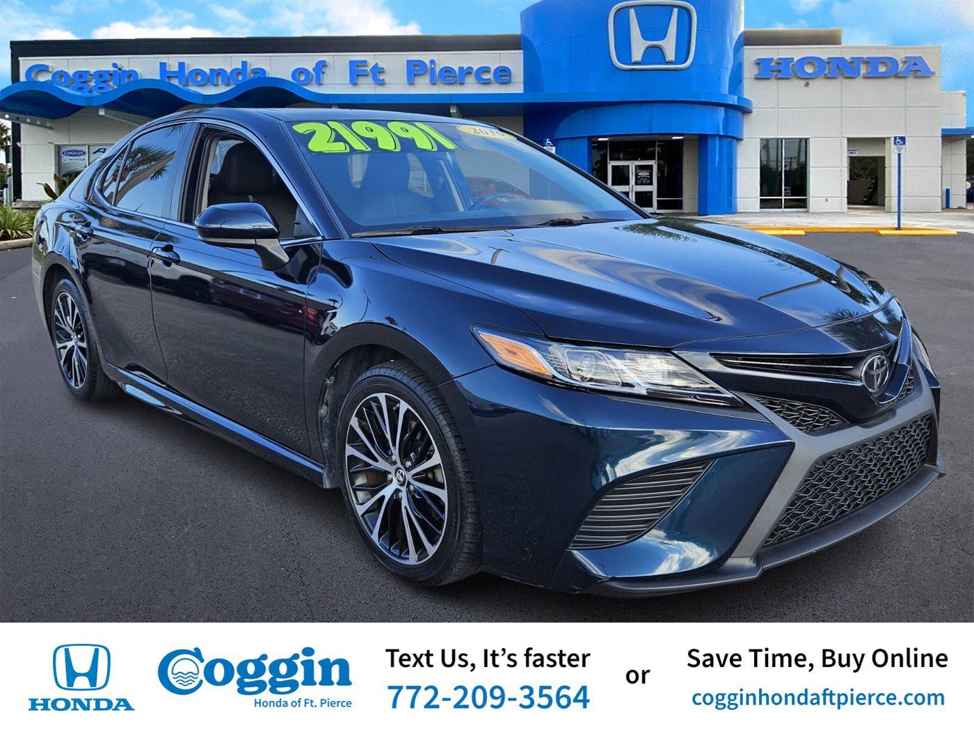 2019 Toyota Camry SE — Sedan — 31,761 mi — Fort Pierce, FL