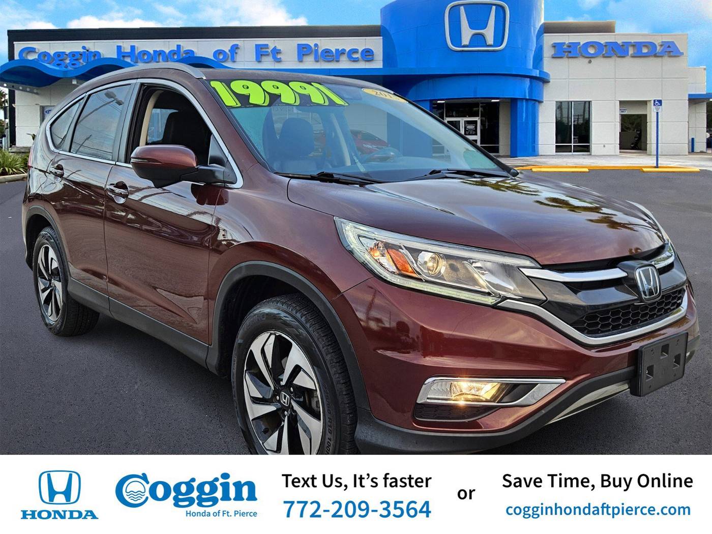 2015 Honda CR-V Touring — SUV — 50,887 mi — Fort Pierce, FL