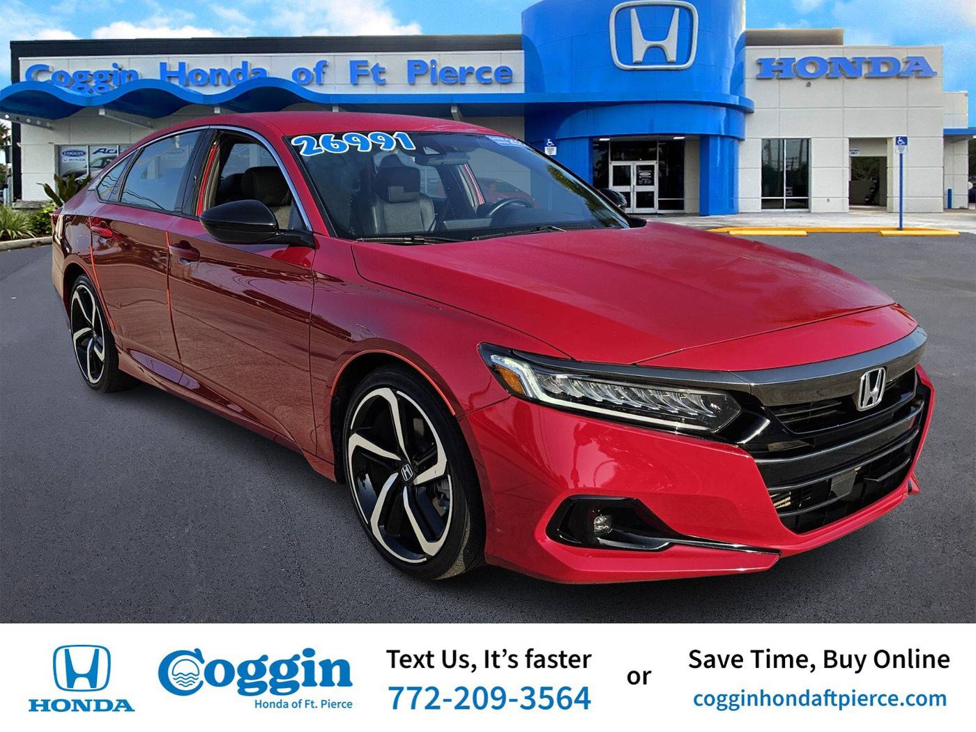 2022 Honda Accord Sport — Sedan — 31,138 mi — Fort Pierce, FL