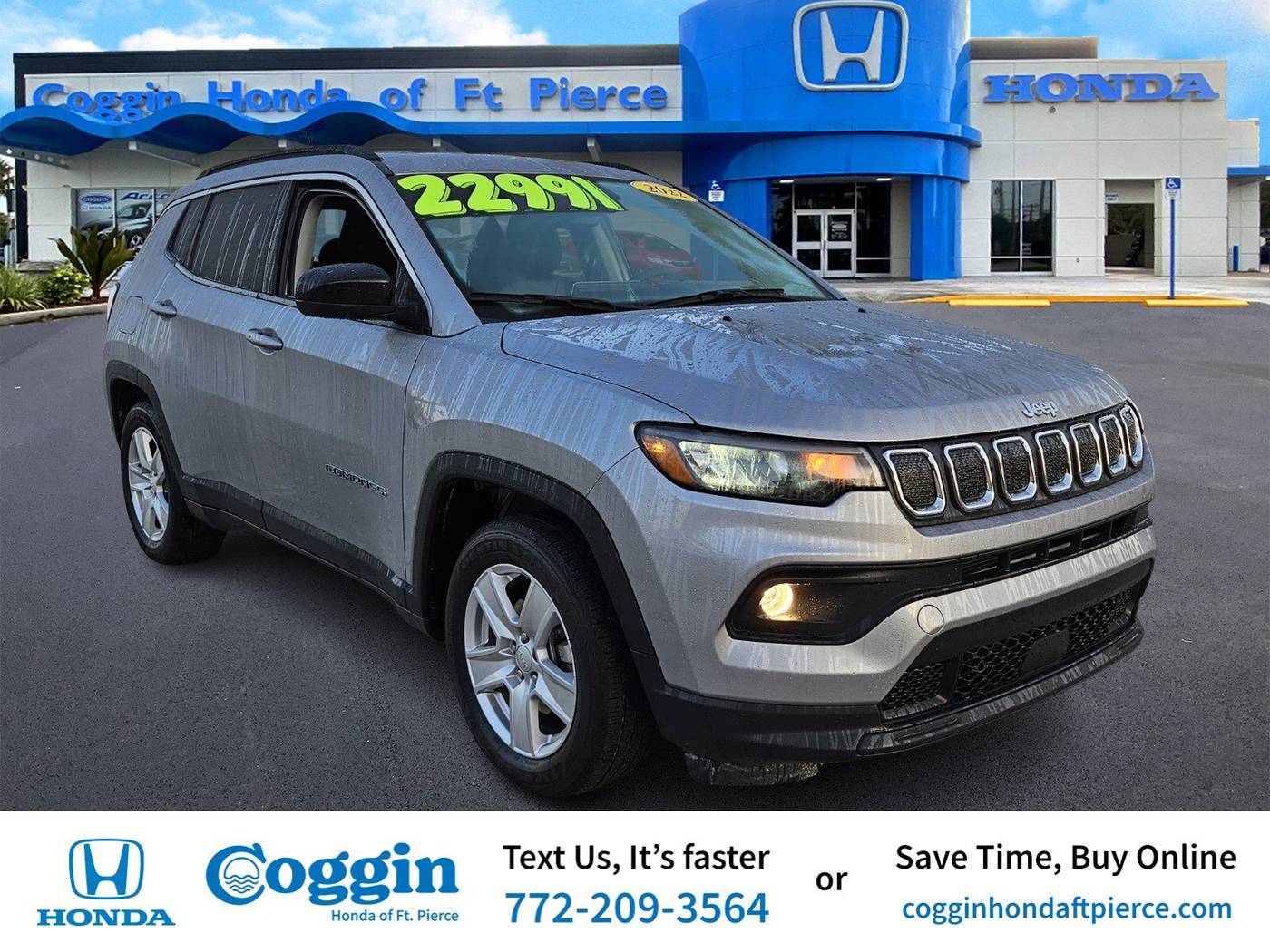 2022 Jeep Compass Latitude — SUV — 15,682 mi — Fort Pierce, FL