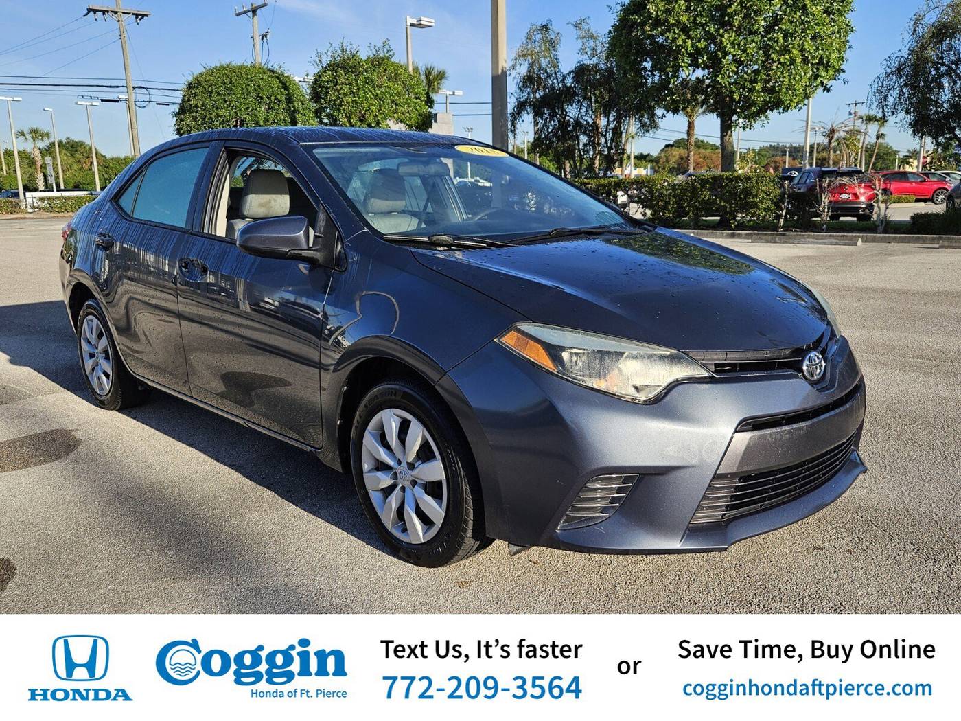 2015 Toyota Corolla LE — Sedan — 51,674 mi — Fort Pierce, FL