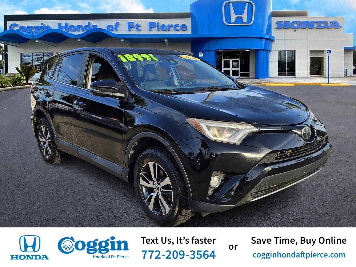 2018 Toyota RAV4 XLE — SUV — 119,915 mi — Fort Pierce, FL