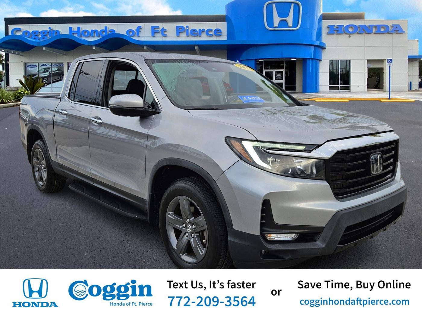 2022 Honda Ridgeline RTL-E — Pickup Truck — 38,201 mi — Fort Pierce, FL