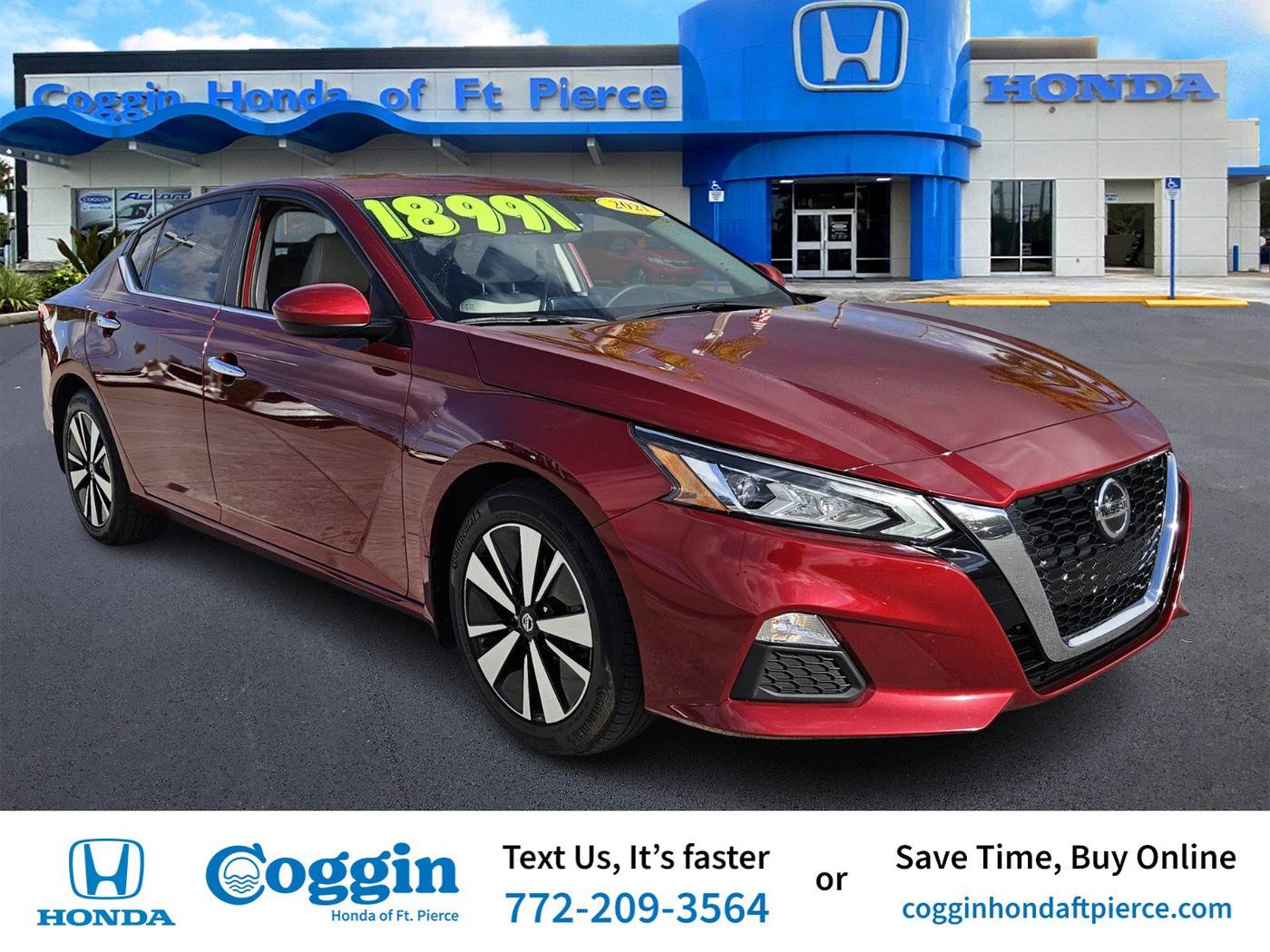 2021 Nissan Altima SV — Sedan — 39,083 mi — Fort Pierce, FL