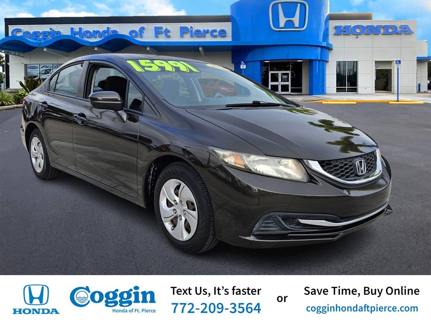 2014 Honda Civic LX — Sedan — 35,609 mi — Fort Pierce, FL