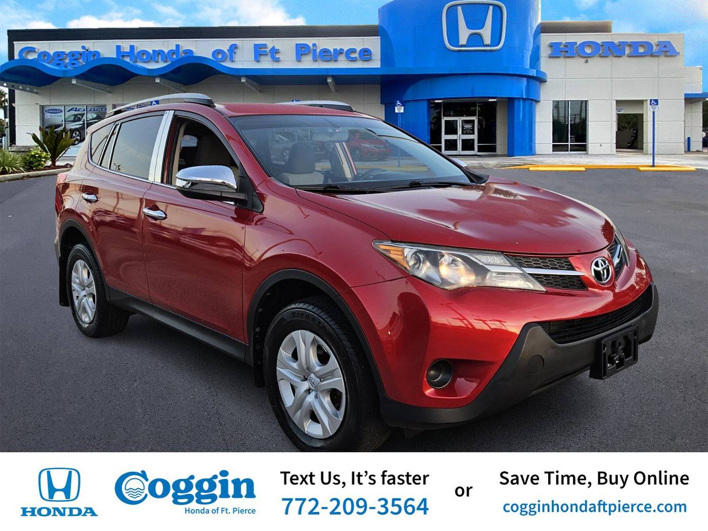 2015 Toyota RAV4 LE — SUV — 107,968 mi — Fort Pierce, FL