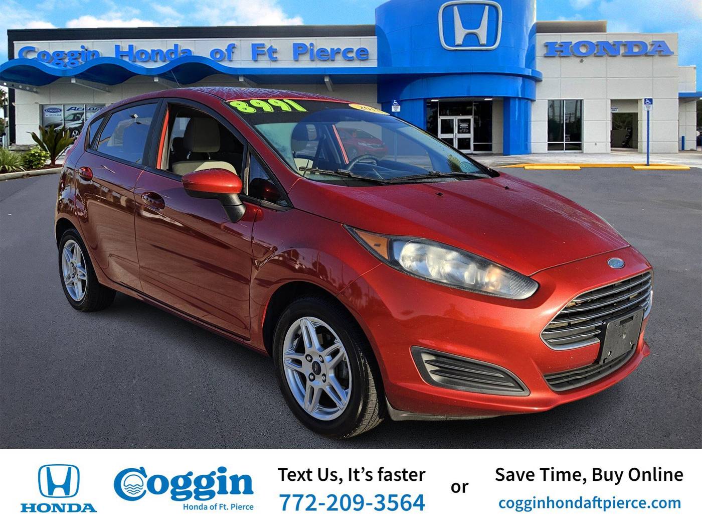 2018 Ford Fiesta SE — Hatchback — 106,316 mi — Fort Pierce, FL