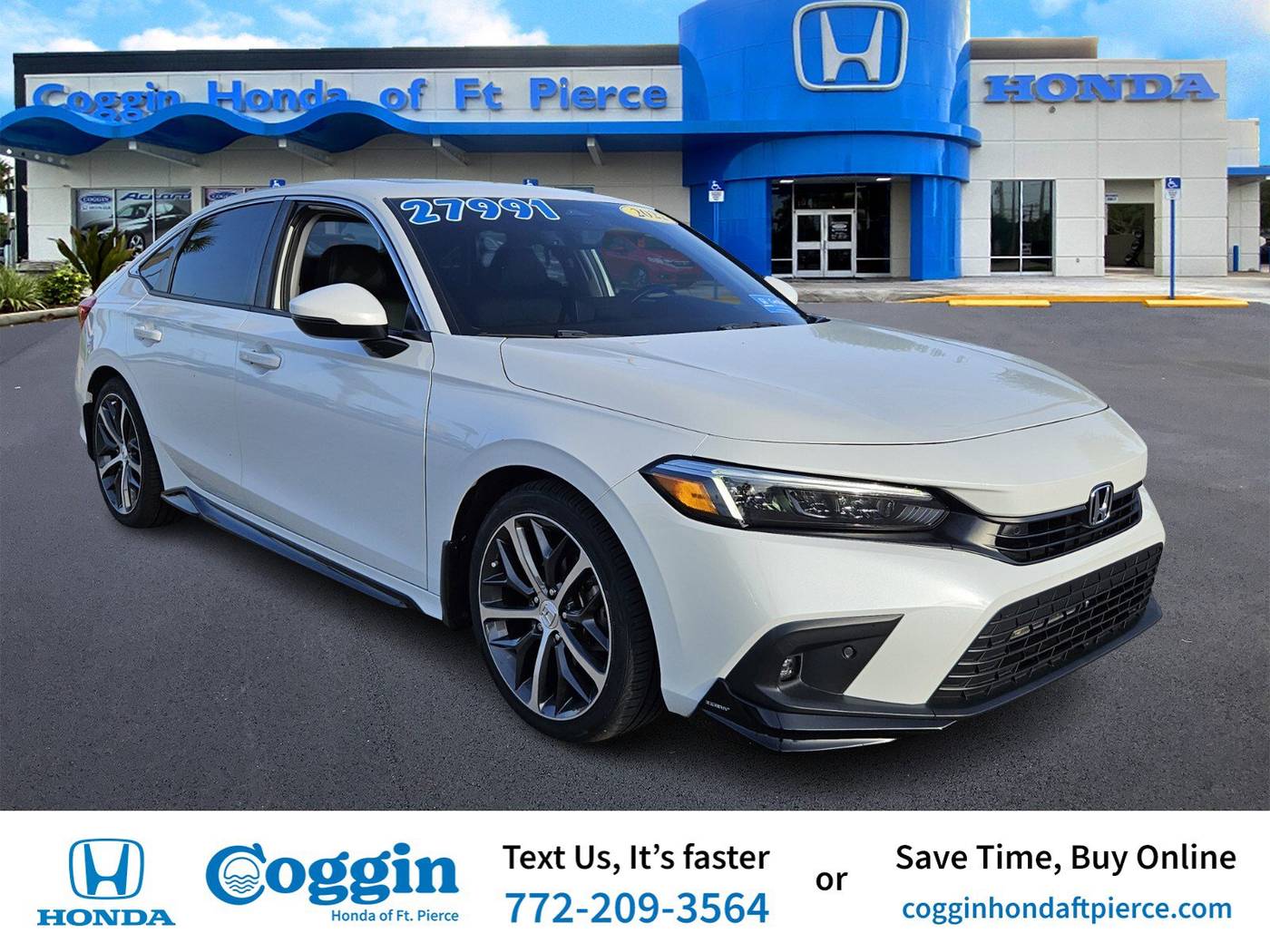 2022 Honda Civic Touring — Sedan — 21,544 mi — Fort Pierce, FL