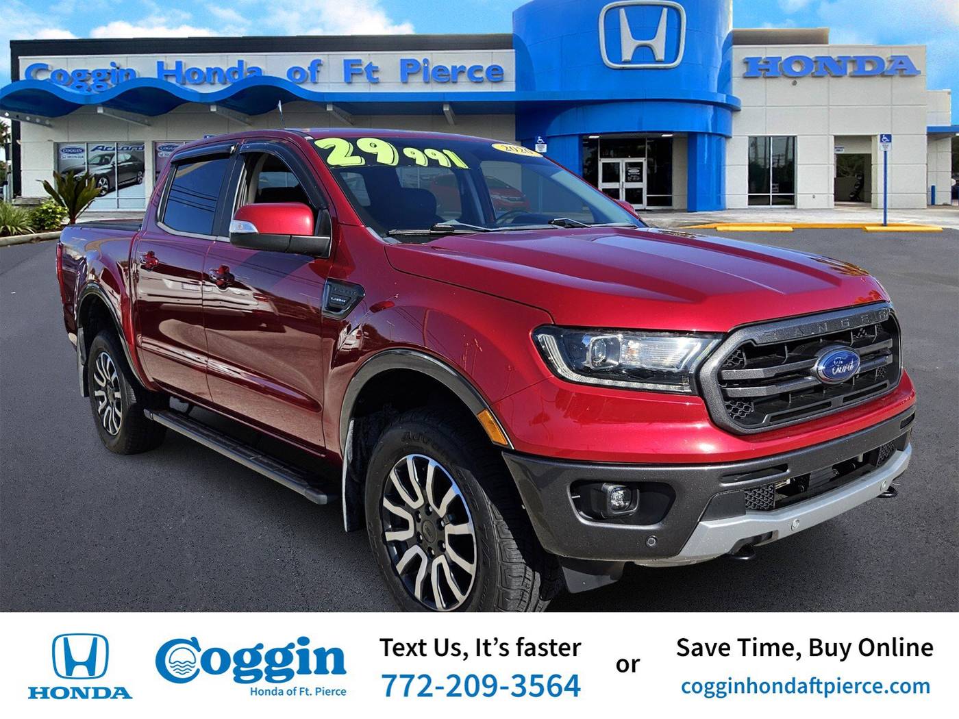2020 Ford Ranger Lariat — Pickup Truck — 55,323 mi — Fort Pierce, FL
