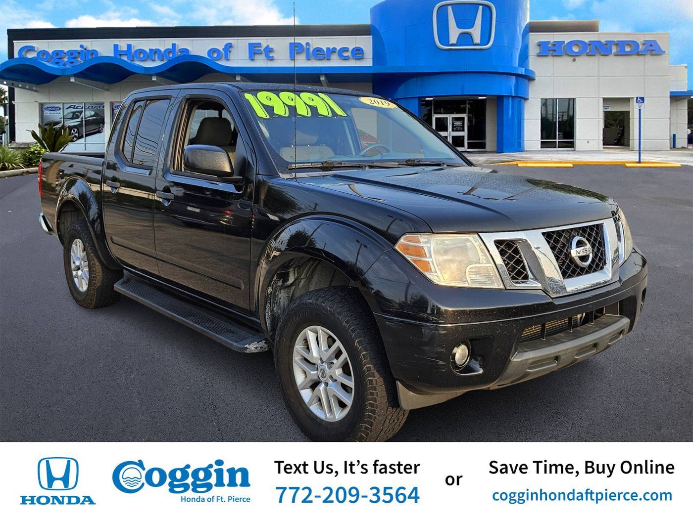 2019 Nissan Frontier SV V6 — Pickup Truck — 69,215 mi — Fort Pierce, FL
