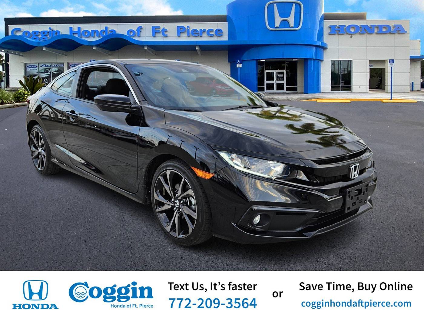 2020 Honda Civic Sport — Coupe — 17,660 mi — Fort Pierce, FL