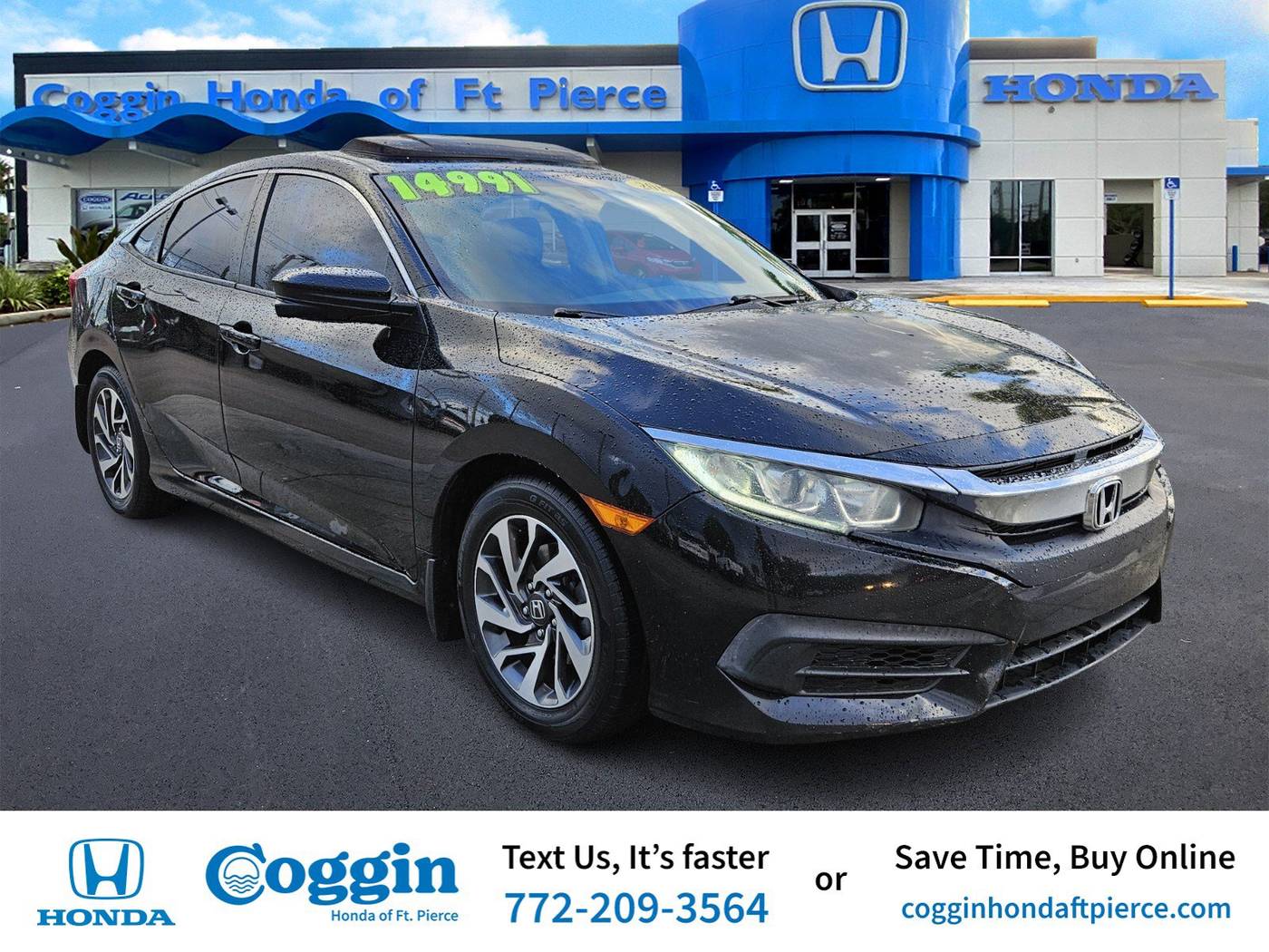 2017 Honda Civic EX — Sedan — 127,590 mi — Fort Pierce, FL