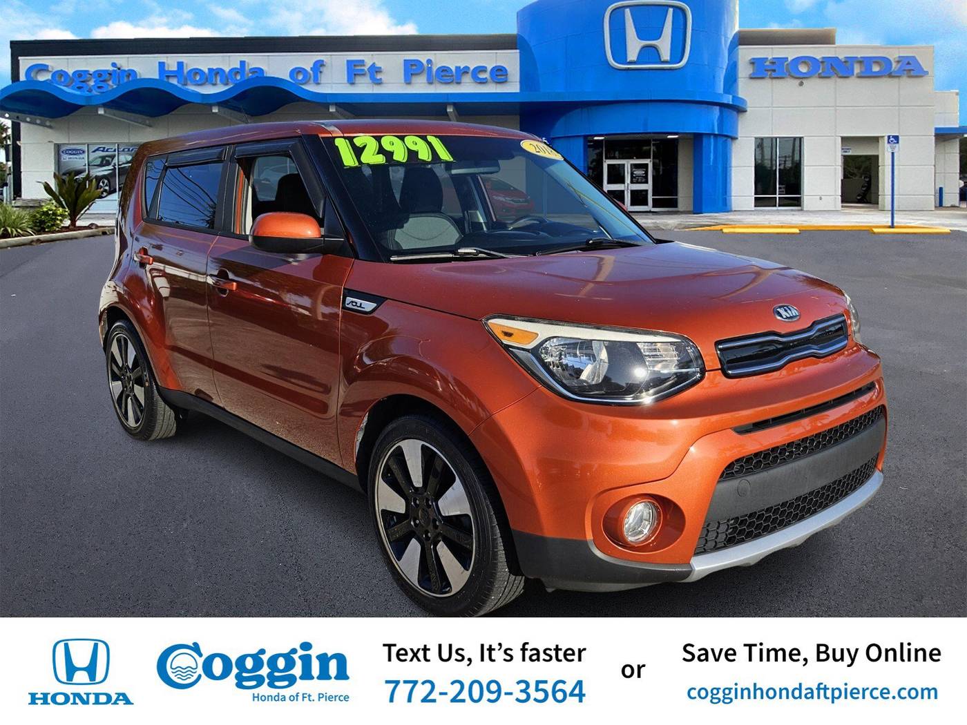 2018 Kia Soul + — Hatchback — 51,139 mi — Fort Pierce, FL
