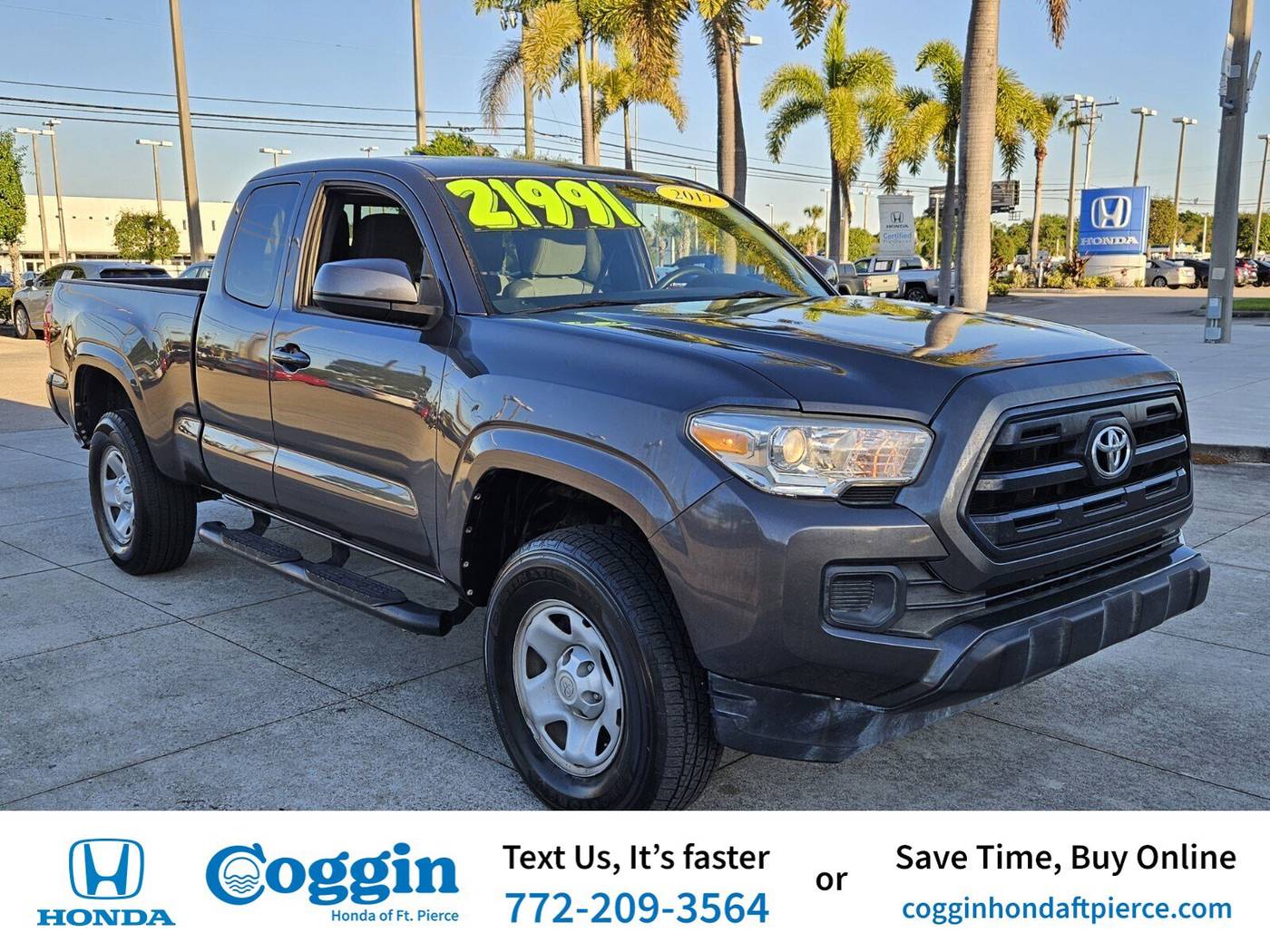 2017 Toyota Tacoma SR — Pickup Truck — 72,908 mi — Fort Pierce, FL