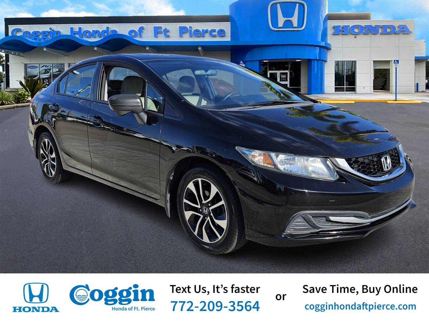 2015 Honda Civic EX — Sedan — 162,312 mi — Fort Pierce, FL