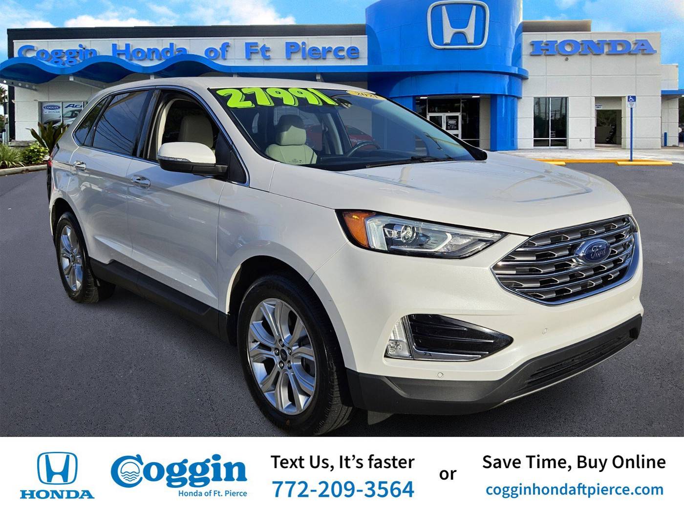 2021 Ford Edge Titanium — SUV — 22,112 mi — Fort Pierce, FL