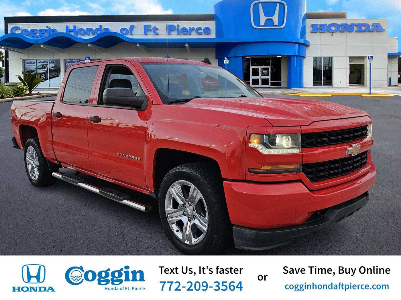 2018 Chevrolet Silverado 1500 Custom — Pickup Truck — 165,239 mi — Fort Pierce, FL