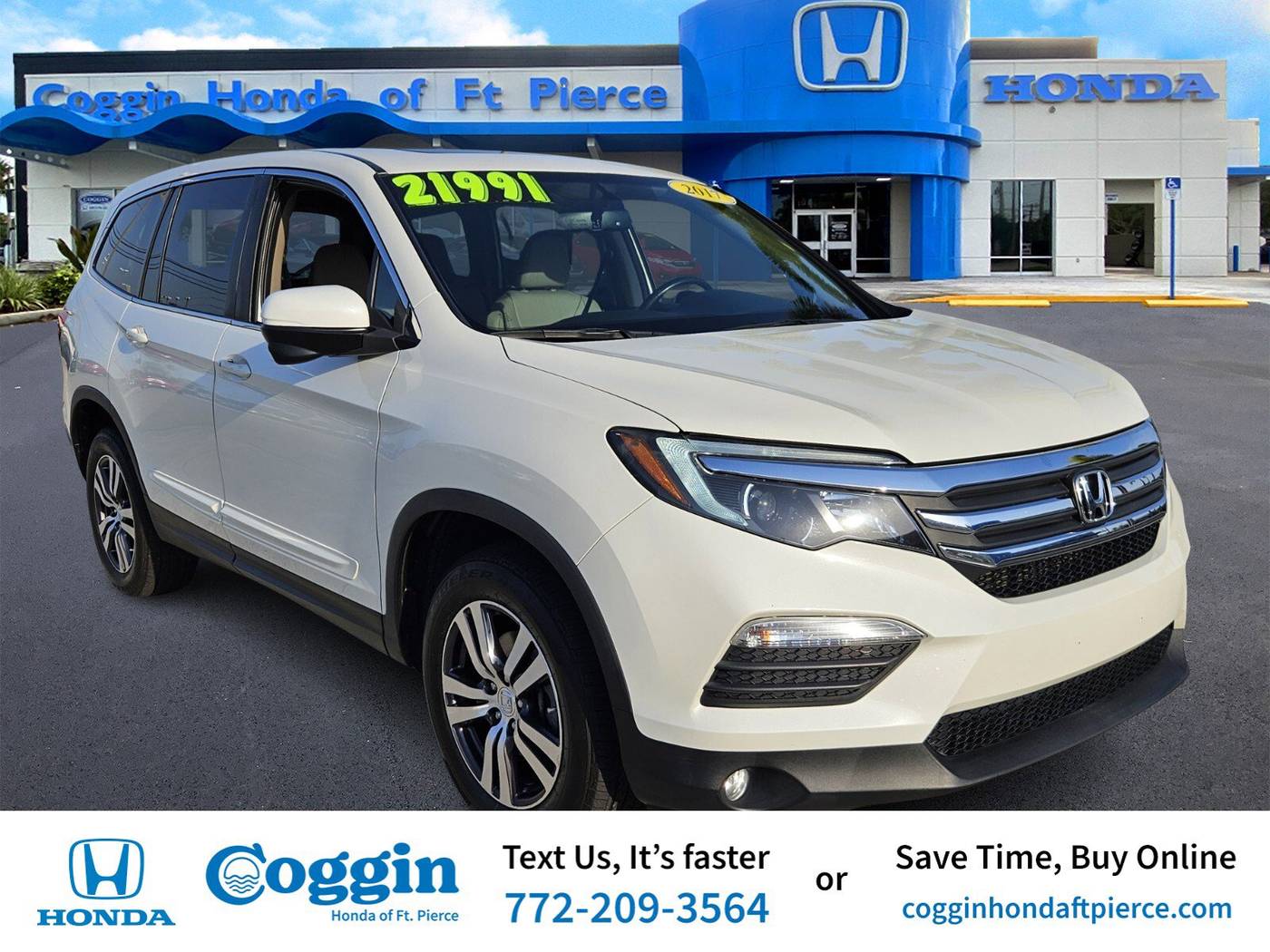 2017 Honda Pilot EX-L — SUV — 92,332 mi — Fort Pierce, FL