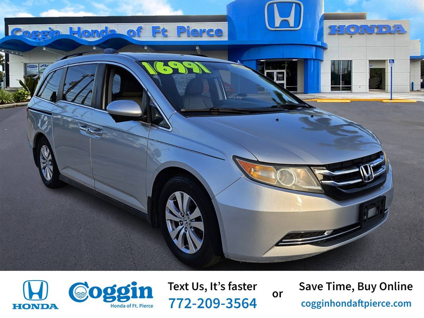 2014 Honda Odyssey EX-L — Minivan — 99,049 mi — Fort Pierce, FL