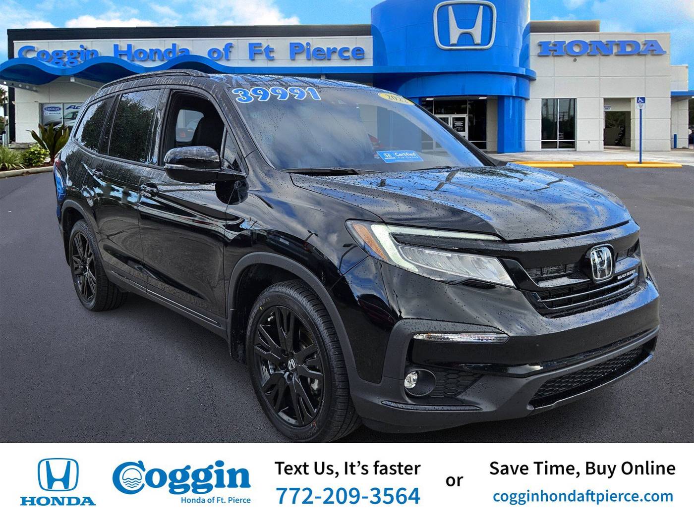 2022 Honda Pilot Black Edition — SUV — 36,280 mi — Fort Pierce, FL