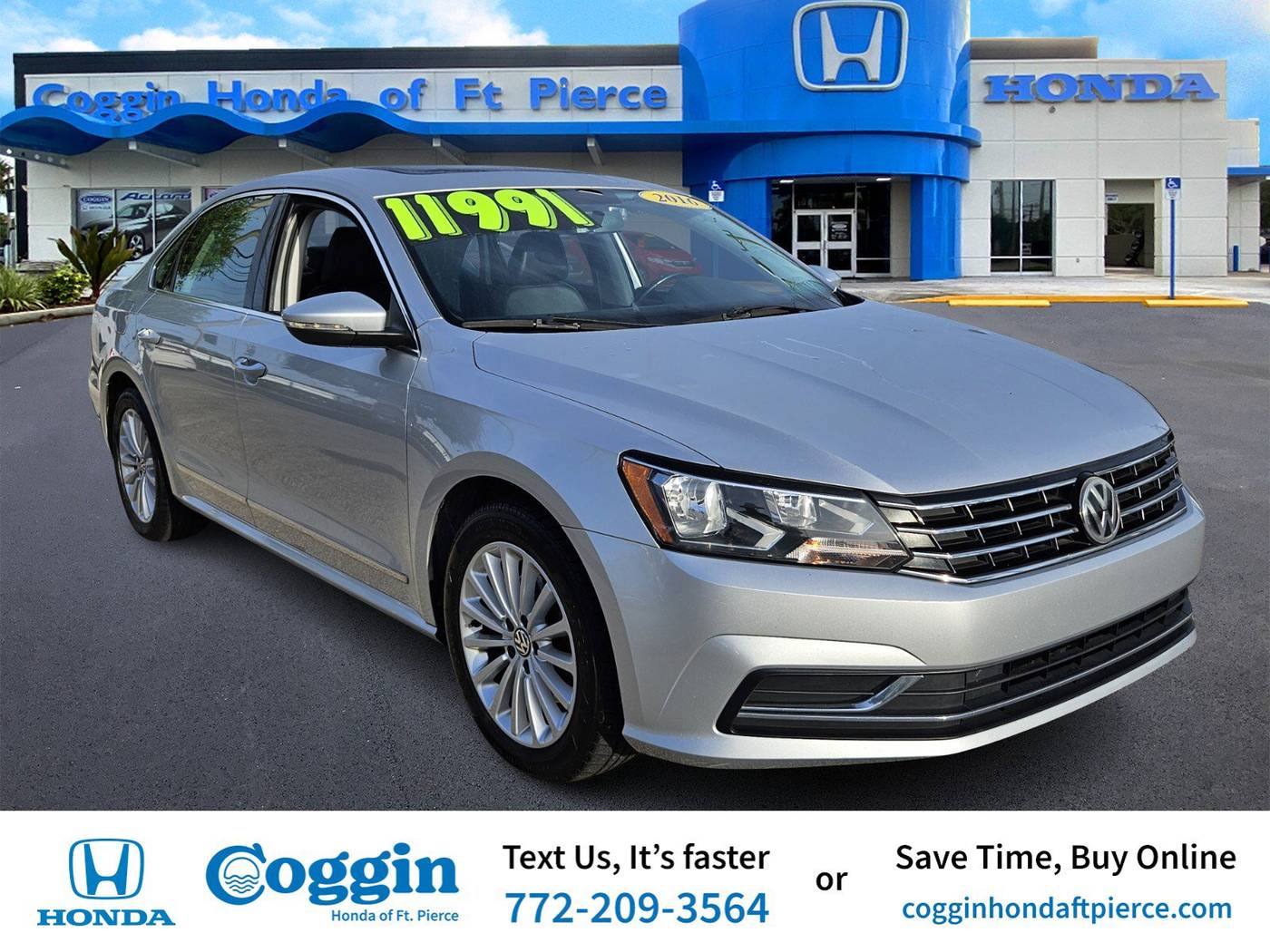 2016 Volkswagen Passat 1.8T SE — Sedan — 87,312 mi — Fort Pierce, FL