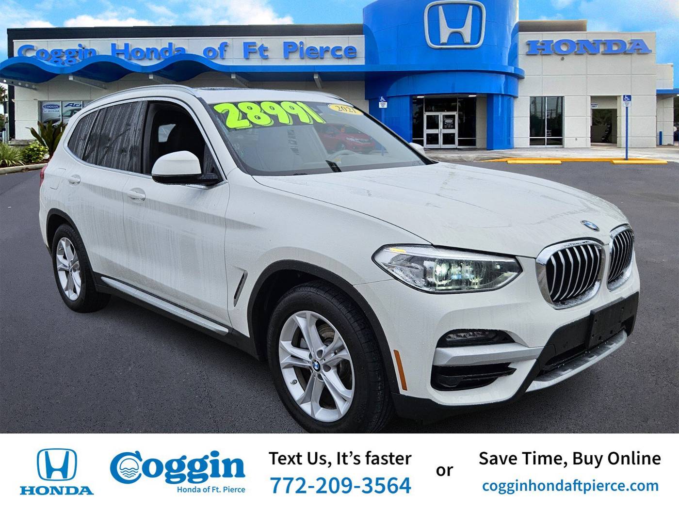2021 BMW X3 30i — SUV — 26,129 mi — Fort Pierce, FL