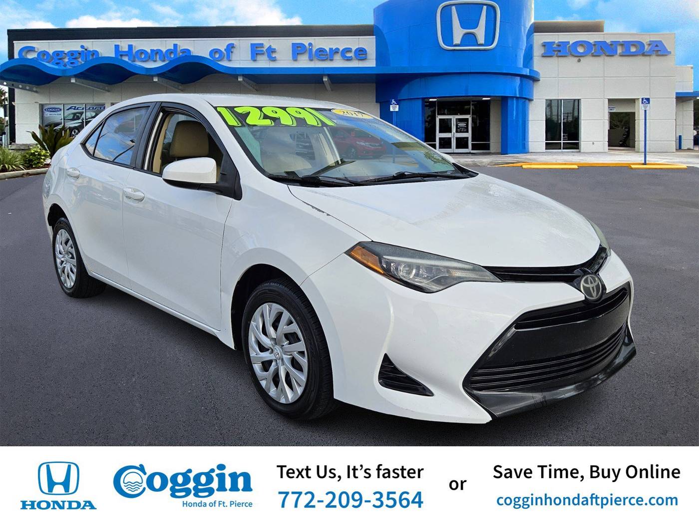 2017 Toyota Corolla LE — Sedan — 104,742 mi — Fort Pierce, FL