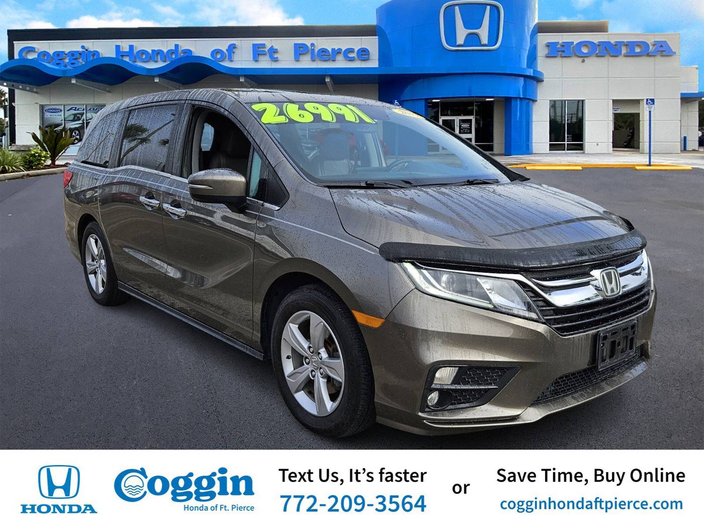 2019 Honda Odyssey EX-L — Minivan — 67,921 mi — Fort Pierce, FL