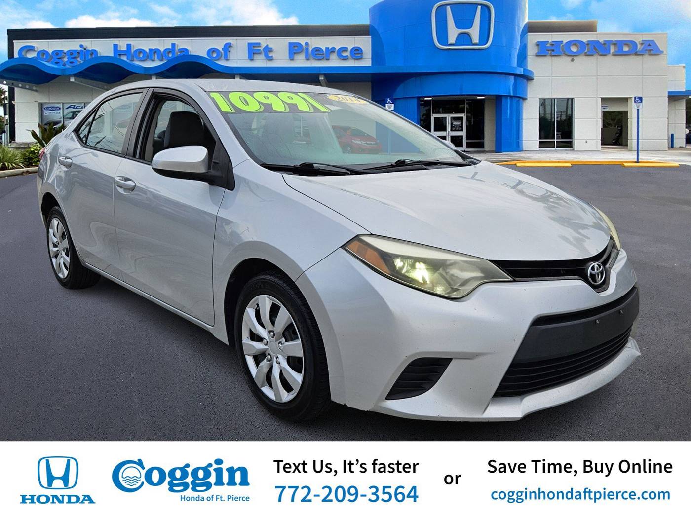 2014 Toyota Corolla LE — Sedan — 116,331 mi — Fort Pierce, FL