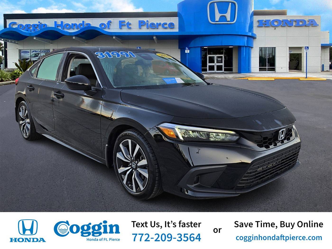 2024 Honda Civic EX-L — Hatchback — 16,866 mi — Fort Pierce, FL