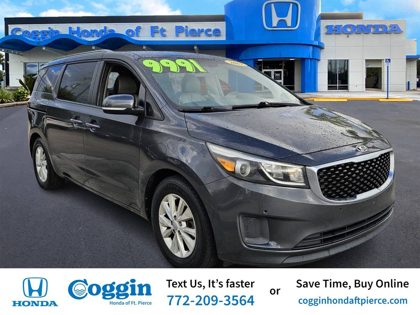 2017 Kia Sedona LX — Minivan — 166,281 mi — Fort Pierce, FL