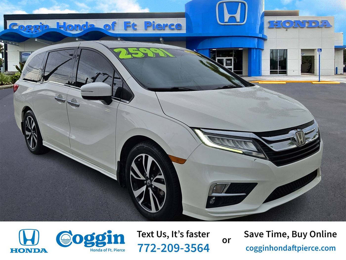 2018 Honda Odyssey Elite — Minivan — 99,669 mi — Fort Pierce, FL