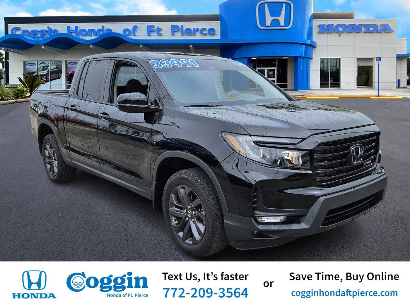 2023 Honda Ridgeline Sport — Pickup Truck — 19,640 mi — Fort Pierce, FL