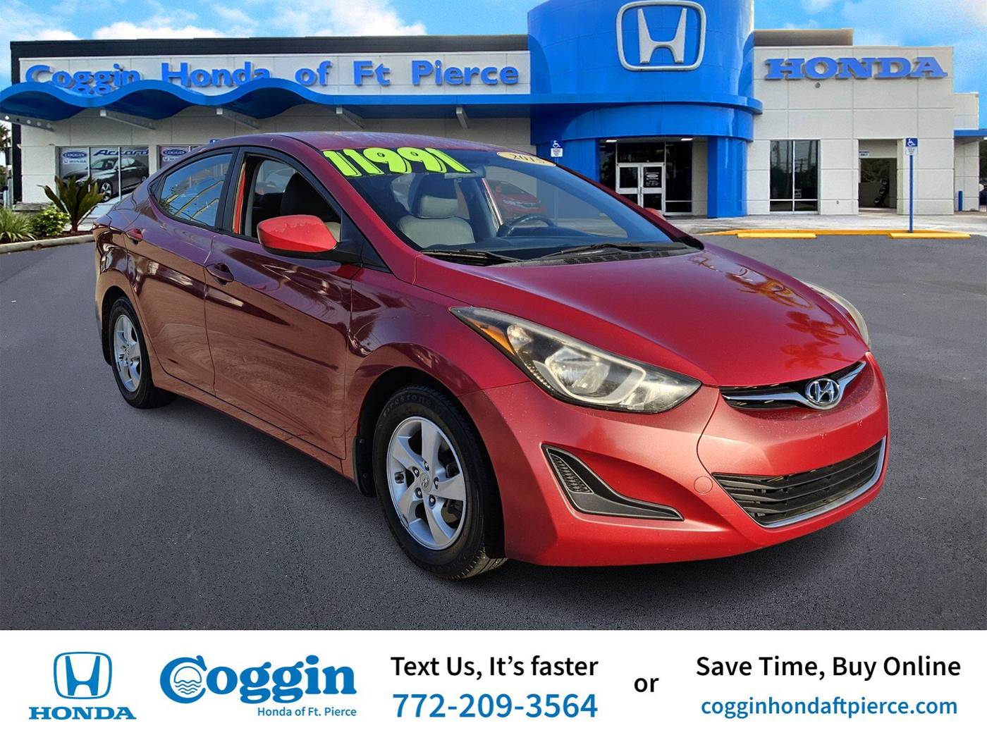 2015 Hyundai Elantra SE — Sedan — 36,997 mi — Fort Pierce, FL