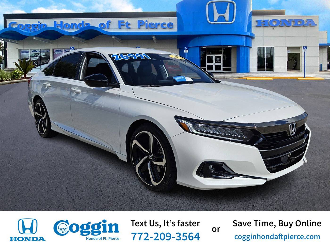 2022 Honda Accord Sport — Sedan — 29,636 mi — Fort Pierce, FL