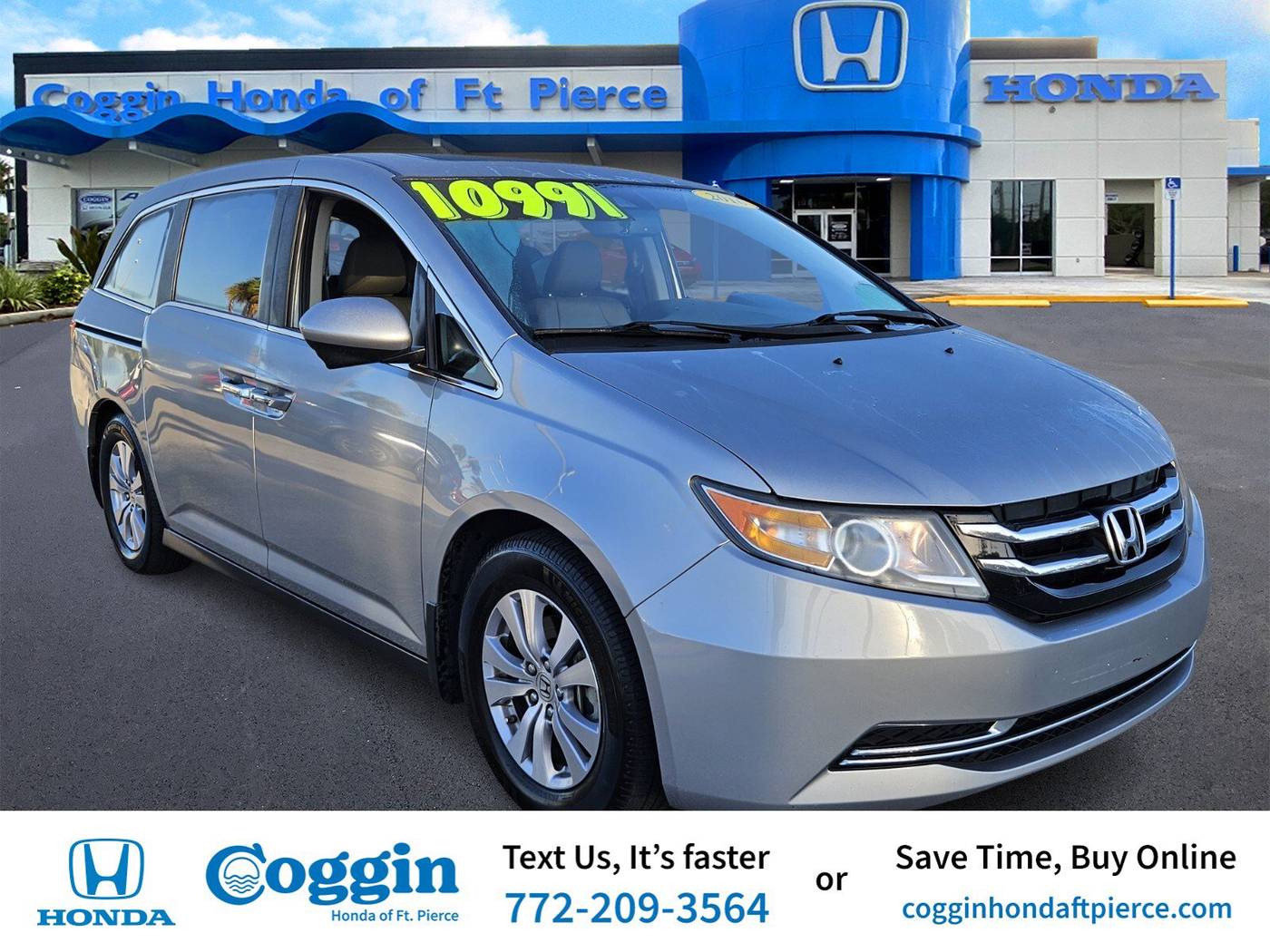 2016 Honda Odyssey EX-L — Minivan — 163,552 mi — Fort Pierce, FL