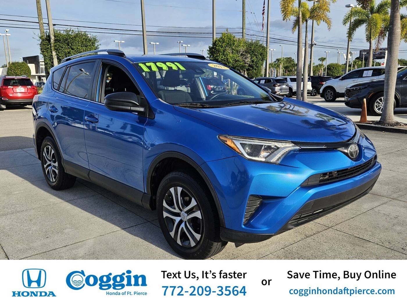 2017 Toyota RAV4 LE — SUV — 44,896 mi — Fort Pierce, FL