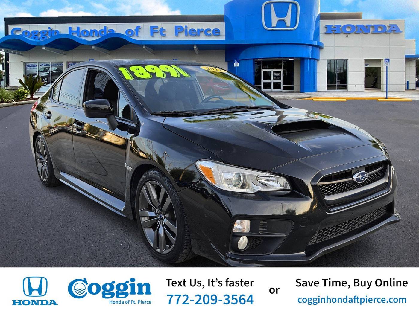 2017 Subaru WRX Premium — Sedan — 70,359 mi — Fort Pierce, FL