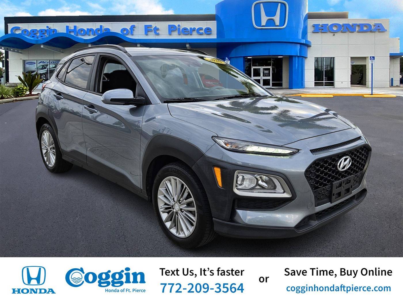 2020 Hyundai Kona SEL — SUV — 55,630 mi — Fort Pierce, FL