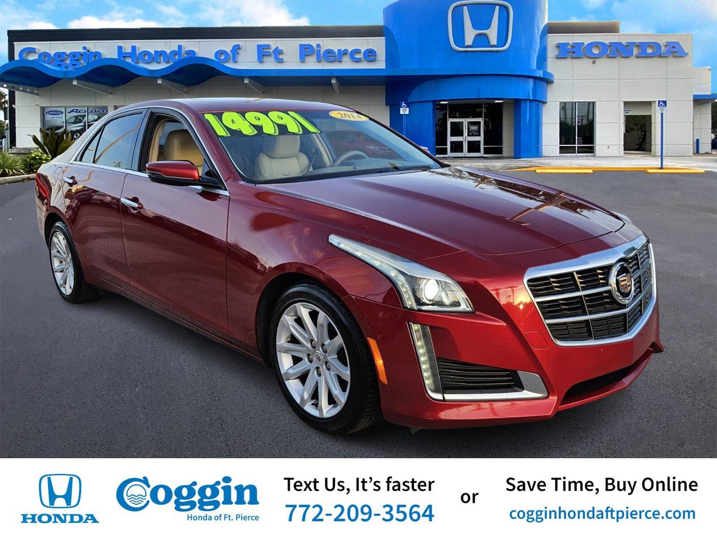 2014 Cadillac CTS Luxury — Sedan — 76,371 mi — Fort Pierce, FL