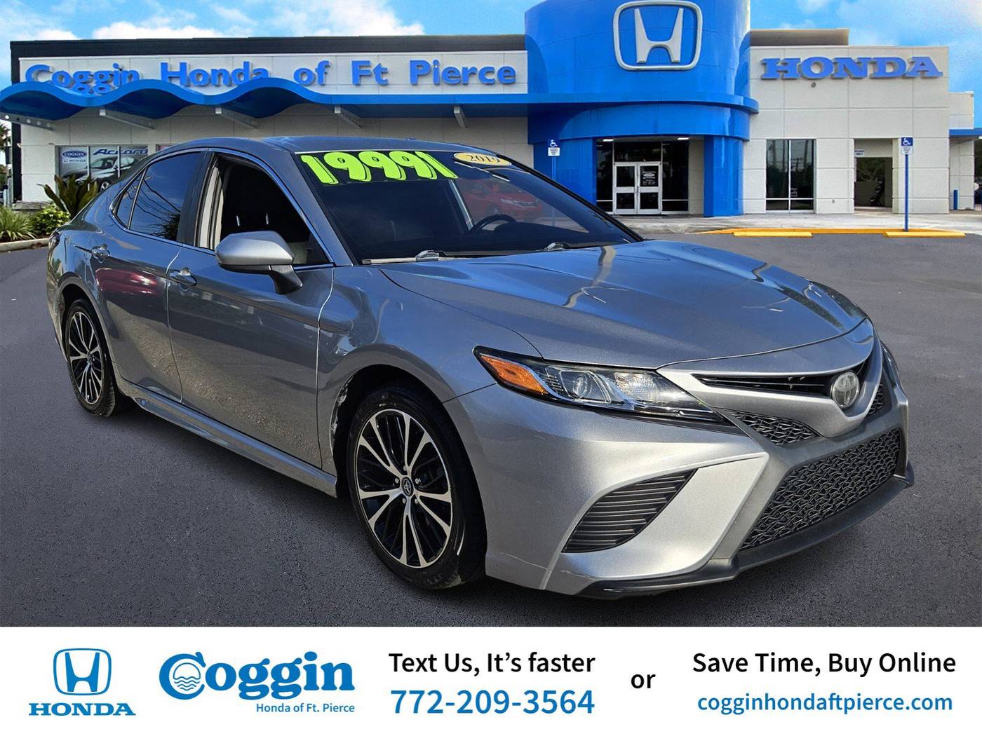 2019 Toyota Camry SE — Sedan — 78,677 mi — Fort Pierce, FL