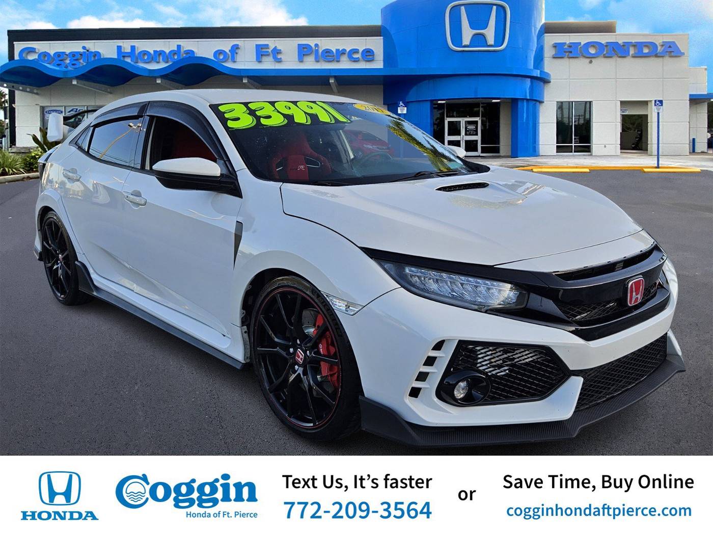 2017 Honda Civic Type R — Hatchback — 56,412 mi — Fort Pierce, FL
